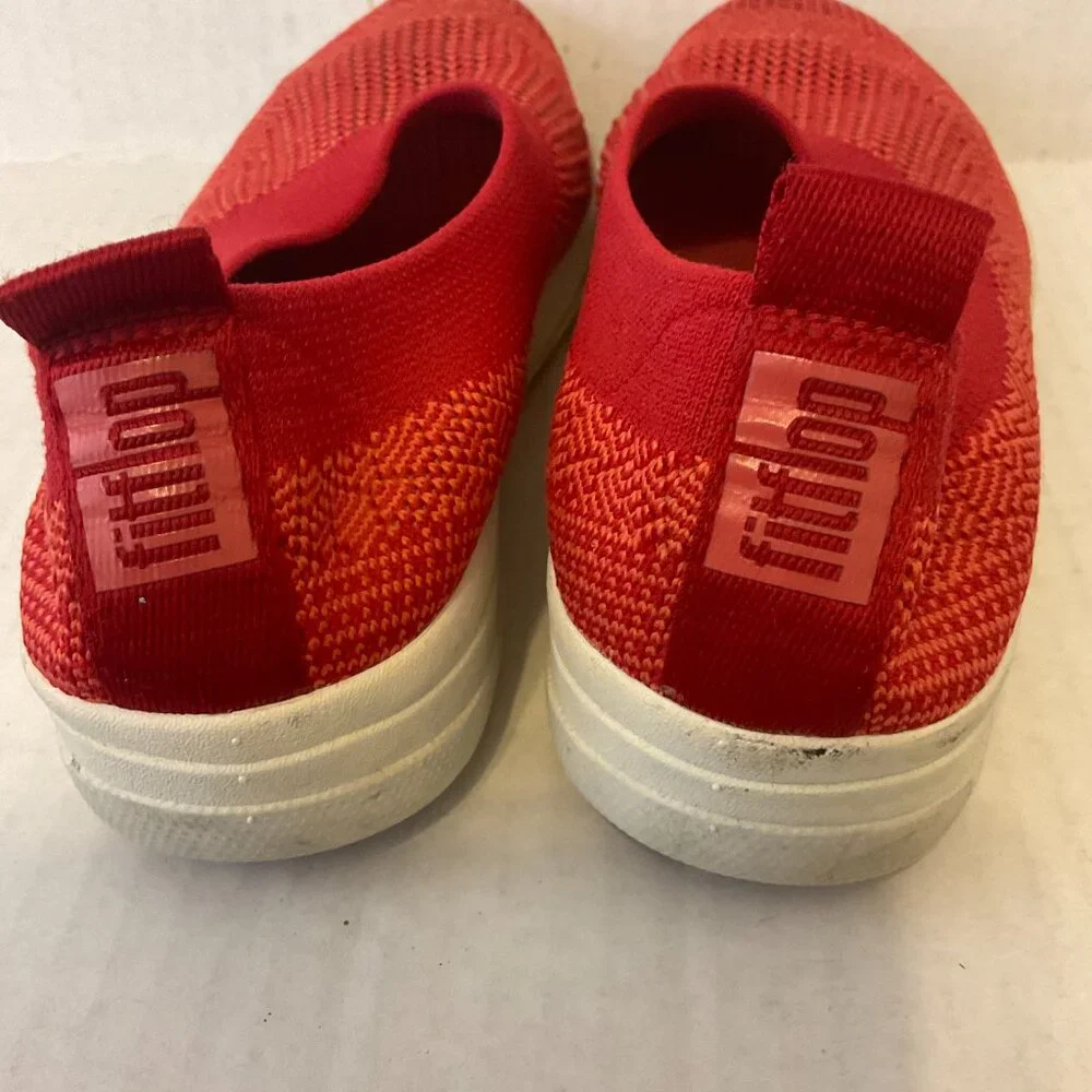 Fitflop Woven Sneaker 7.5 Red